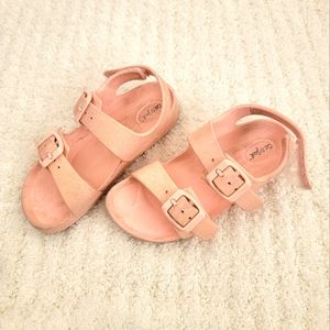 Pink Sparkle Rubber Sandle size 12 Cat & Jack